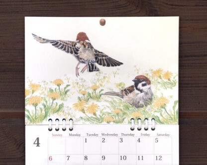 tree-sparrow-wall-calender-2025