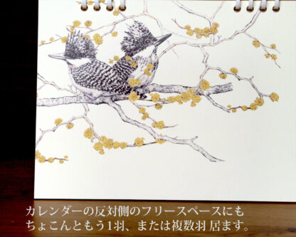 野鳥のカレンダー 2026 (卓上版) - 画像 (3)