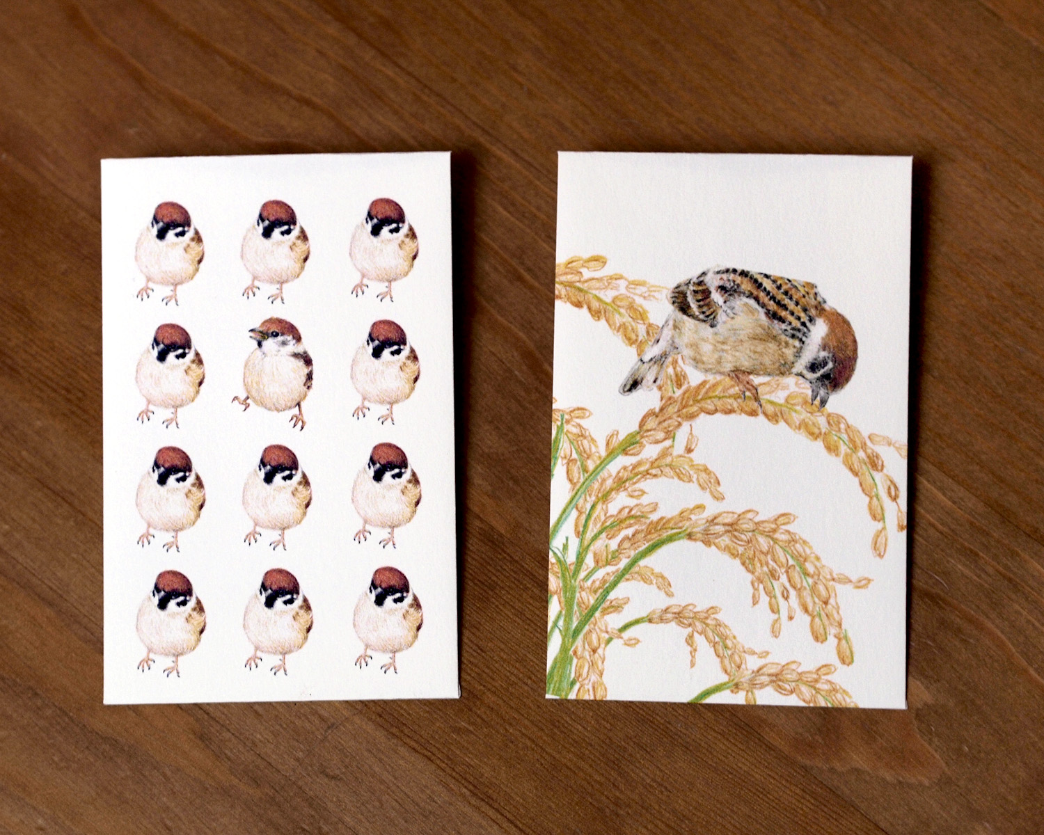 スズメのポチ袋 2026 - 画像 (3)