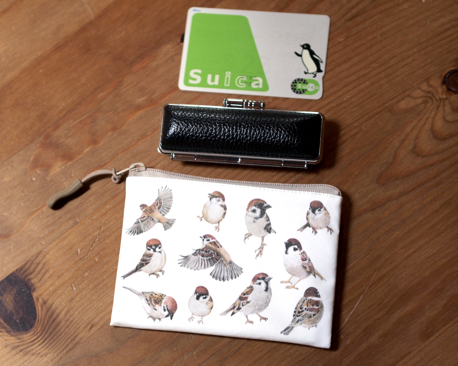 スズメづくしのミニ財布 - 画像 (5)